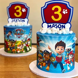 Paw patrol kids birthday cake