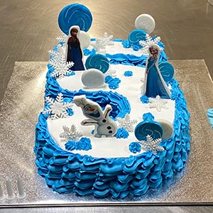 Frozen kids cake