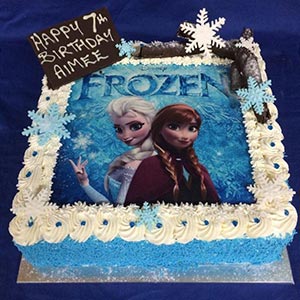 Frozen kids birthday cake