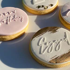 Celebration cookies assorted colours